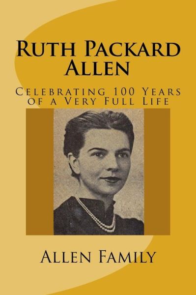 Cover for Tom Allen · Ruth Packard Allen (Paperback Book) (2016)