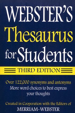 Cover for Merriam-Webster · Webster's Thesaurus for Students (Hardcover Book) (2010)