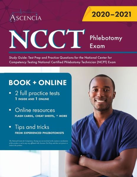 Cover for Ascencia Phlebotomy · Ncct Phlebotomy Exam Study Guide: Test P (Paperback Book) (2020)