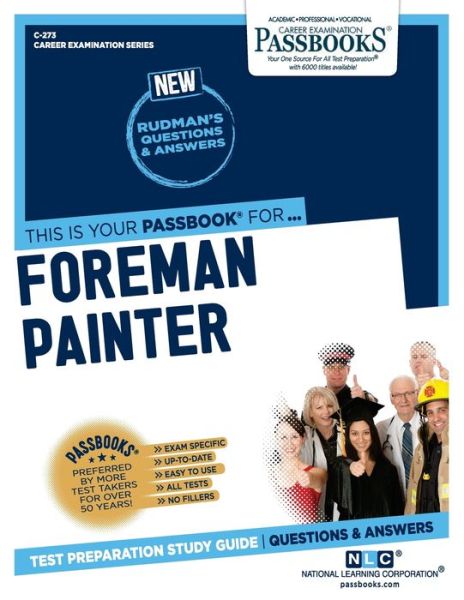 Cover for National Learning Corporation · Foreman Painter (Paperback Book) (2018)