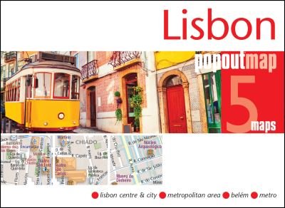 Cover for Lisbon PopOut Map - pocket-size, pop-up map of Lisbon - PopOut Maps (Map) (2024)