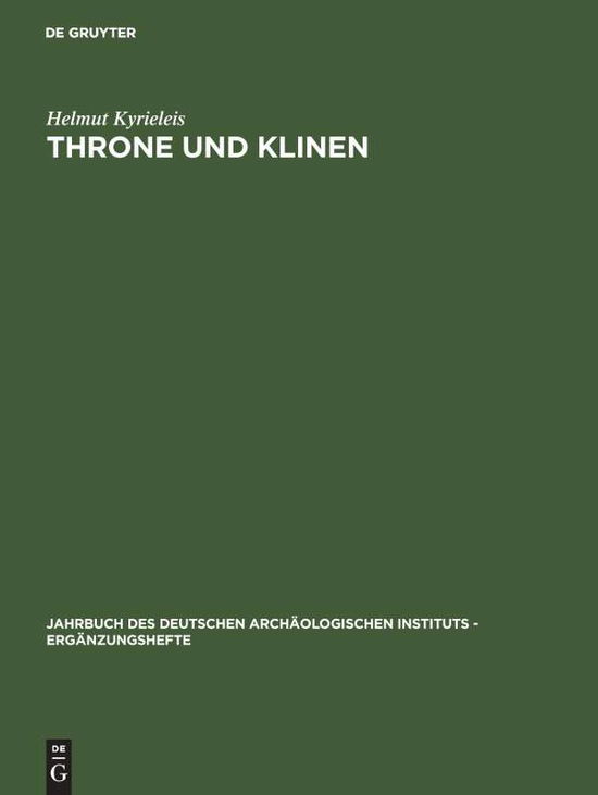 Cover for Kyrieleis · Throne und Klinen (Book) (1969)