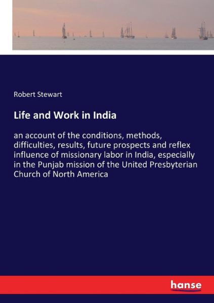 Cover for Stewart · Life and Work in India (Buch) (2018)