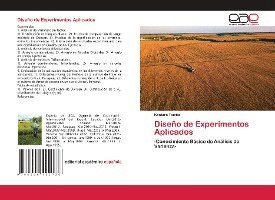 Diseño de Experimentos Aplicados - Tomita - Bøger -  - 9786200422736 - 