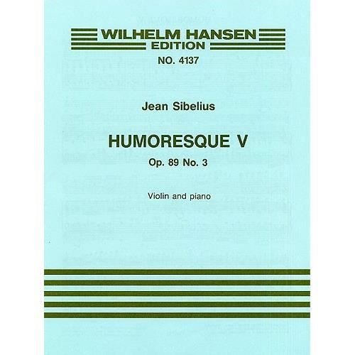 Cover for Jean Sibelius · Jean Sibelius: Humoresque V Op.89 No.3 (Violin / Piano) (Partitur) (2015)