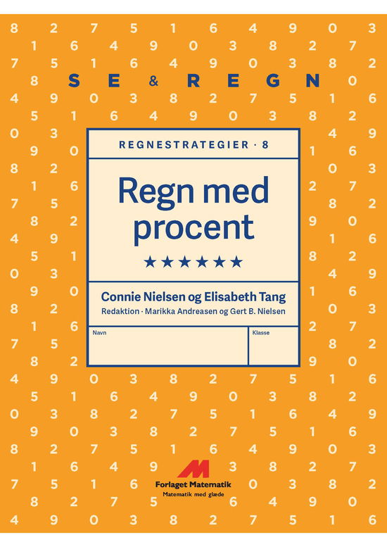 Cover for Connie Nielsen og Elisabeth Tang · SE &amp; REGN: Regn med procent -sælges i sæt af 5 stk. (Sewn Spine Book) [1st edition] (2024)