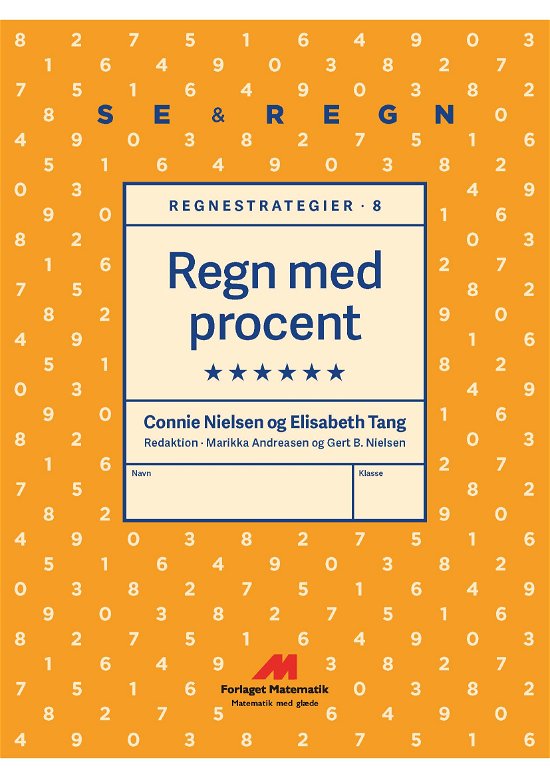 Cover for Connie Nielsen og Elisabeth Tang · SE &amp; REGN: Regn med procent -sælges i sæt af 5 stk. (Heftet bok) [1. utgave] (2024)