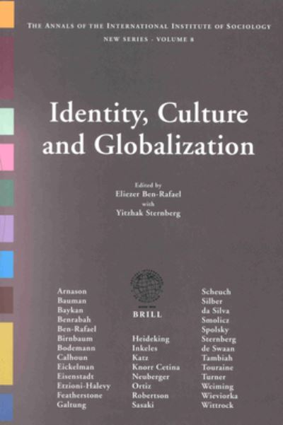 Cover for Eliezer Ben-Rafael · Identity, Culture and Globalization (Paperback Book) (2002)