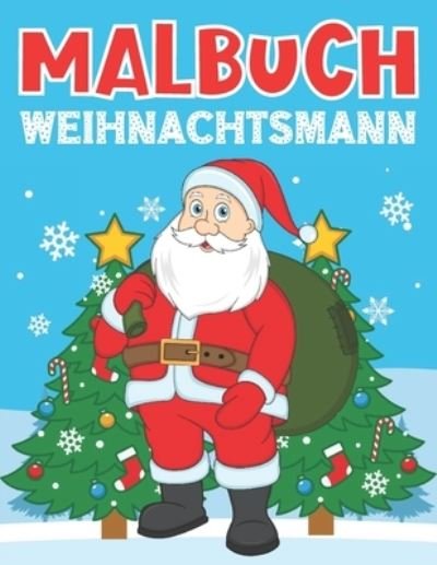 Cover for Bee Art Press · Weihnachtsmann Malbuch (Taschenbuch) (2020)