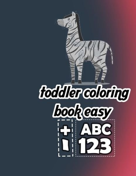 Cover for Tamo Libkr · Toddler Coloring Book Easy (Paperback Book) (2020)