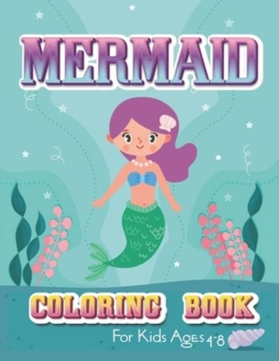 Cover for Adon Coloring · Mermaid coloring book for kids ages 4-8 (Paperback Book) (2020)