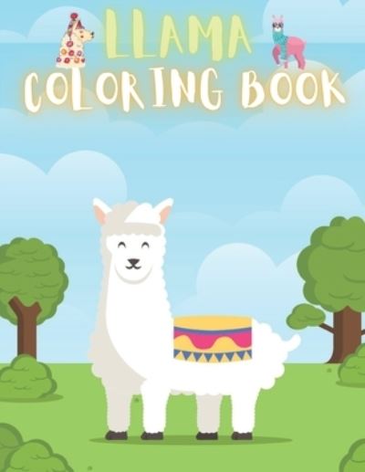 Cover for To The Point · Llama Coloring Book (Paperback Bog) (2020)