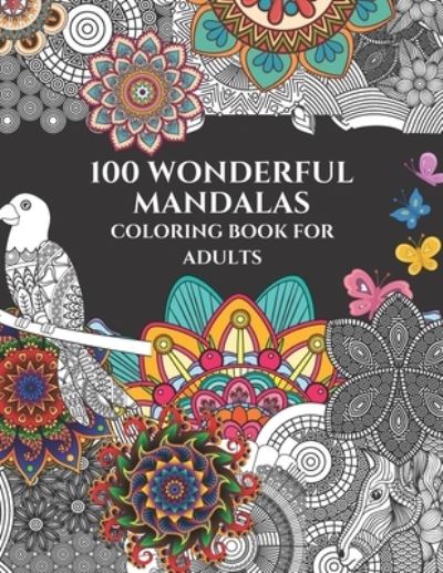 Cover for Flaubert · 100 wonderful mandalas (Paperback Book) (2021)