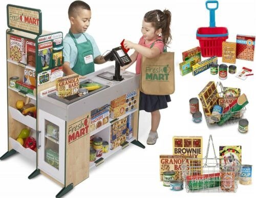 Cover for Melissa &amp; Doug · Grocery Basket Play Set (14073) (Spielzeug)