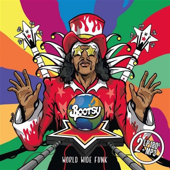 Cover for Bootsy Collins · World Wide Funk (140g Splatter (LP) [Coloured edition] (2017)