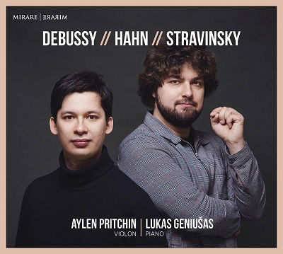 Cover for Aylen Pritchin · Debussy / Hahn / Stravinsky: Works for Violin &amp; Piano (CD) (2022)