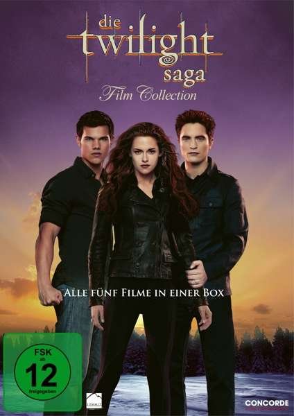 Twilight-saga-single 1-5/5dvd - Twilight-saga-single 1-5/5dvd - Film - Aktion Concorde - 4010324016737 - 8. mars 2018