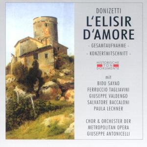 Lelisir Damore - Chor U.orch.d.metrop.opera - Musique - CANTUS LINE - 4032250041737 - 8 décembre 2003