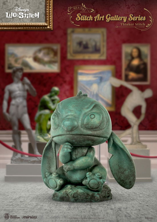 Disney Stitch Thinker Art Gallery Series Mini Egg Attack Figure - Disney - Merchandise - BEAST KINGDOM - 4711203452737 - 20. august 2023