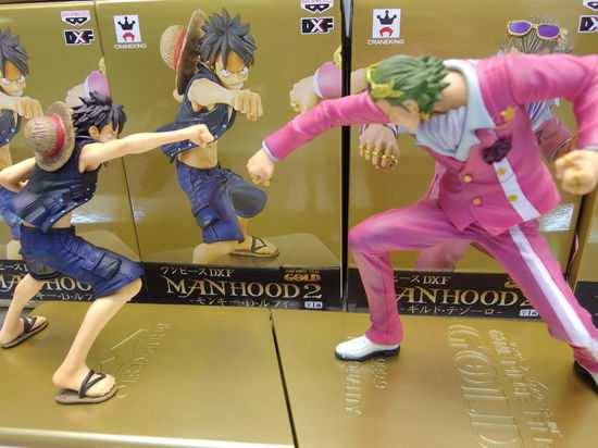 Cover for One Piece · One Piece - Film Gold Manhood Monkey.  D. Luffy Vs Gild Tesoro - Set 2 Figure Altezza 13/15 Cm (MERCH)