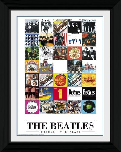 Cover for Poster - Framed · The Beatles - Through the Years Framed Poster (Toys) (2023)