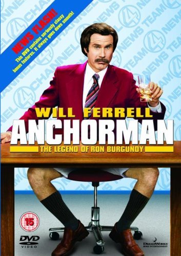 Cover for Anchorman - The Legend of Ron Burgundy · Anchorman - The Legend Of Ron Burgundy (DVD) (2006)