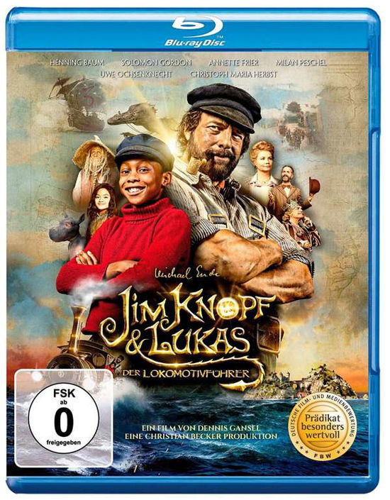 Cover for Henning Baum,solomon Gordon,annette Frier · Jim Knopf &amp; Lukas Der Lokomotivführer (Blu-ray) (2018)