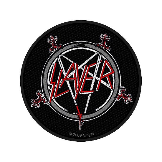 Slayer Standard Woven Patch: Pentagram - Slayer - Merchandise - PHD - 5055339713737 - 19. august 2019