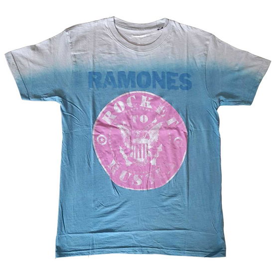 Ramones Unisex T-Shirt: Rocket To Russia (Wash Collection) - Ramones - Produtos -  - 5056561034737 - 