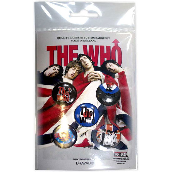 Cover for The Who · The Who Button Badge Pack: Target (MERCH) (2024)