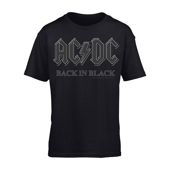 Cover for AC/DC · Back in Black (T-shirt) [size S] [Black edition] (2018)