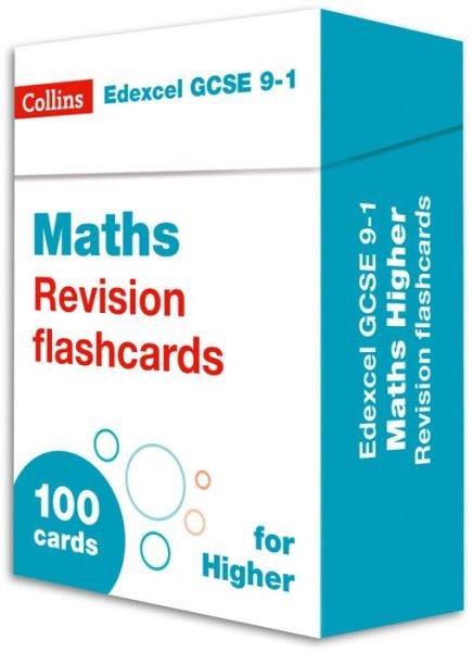 Cover for Collins GCSE · Edexcel GCSE 9-1 Maths Higher Revision Cards: Ideal for the 2025 and 2026 Exams - Collins GCSE Grade 9-1 Revision (Flashcards) (2019)
