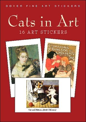 Cover for Carol Belanger Grafton · Cats in Art: 16 Art Stickers: 16 Art Stickers - Dover Art Stickers (MERCH) (2003)
