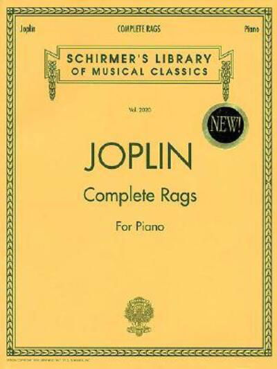 Joplin - Complete Rags for Piano - Scott Joplin - Boeken - Hal Leonard Corporation - 9780793567737 - 1 augustus 1998