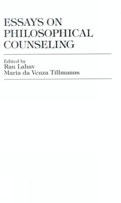 Cover for Ran Lahav · Essays on Philosophical Counseling (Gebundenes Buch) (1995)