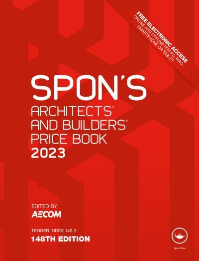 Cover for Aecom · Spon's Architects' and Builders' Price Book 2023 - Spon's Price Books (Innbunden bok) (2022)