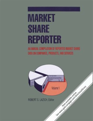 Market Share Reporter: an Annual Compilation of Reported Market Share Data on Companies, Products, and Services - Gale - Böcker - Gale Cengage - 9781410313737 - 11 september 2015