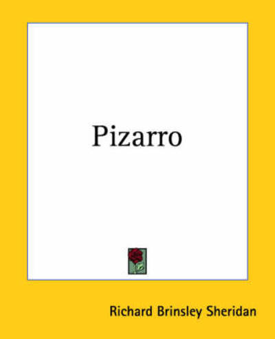 Cover for Richard Brinsley Sheridan · Pizarro (Paperback Book) (2004)
