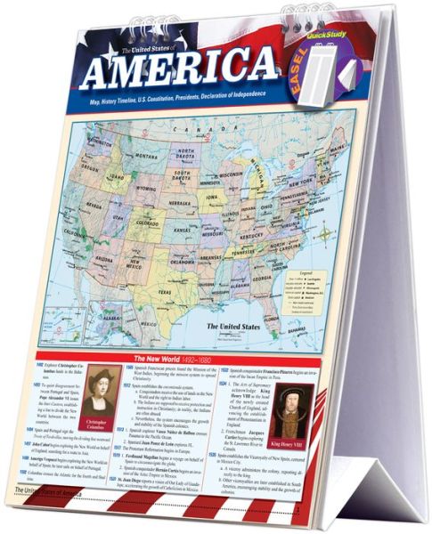 Cover for Barcharts Inc · American History Easel (Spiral Book) (2015)