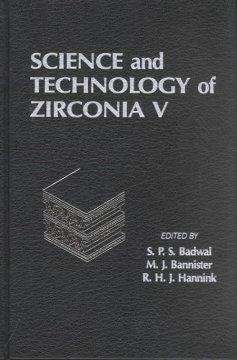 Cover for Bannister, M., · Science and Technology of Zirconia V (Hardcover Book) (1993)