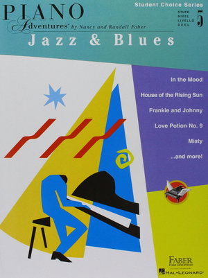 Cover for Piano Adventures: Jazz &amp; Blues - Level 5 (Buch) (2017)