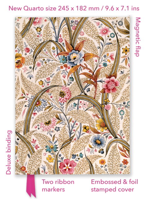 William Kilburn: Marble End Paper (Foiled Quarto Journal) - Flame Tree Quarto Notebook - Kilburn William - Books - Flame Tree Publishing - 9781804178737 - June 18, 2024