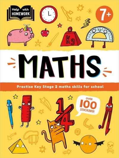 Cover for Autumn Publishing · Help With Homework: Age 7+ Maths - Practise Key Stage 2 Maths skills for school (Paperback Book) (2024)