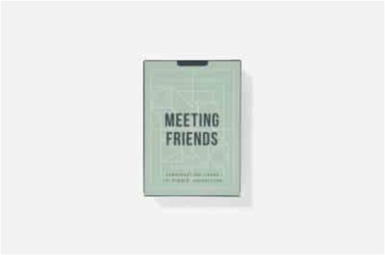 Cover for The School of Life · Meeting Friends: conversation cards to kindle connection (Flashkort) (2023)
