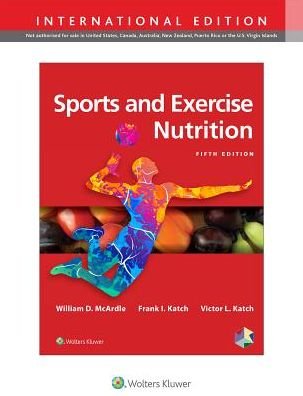 Cover for McArdle, William D., BS, M.Ed, PhD · Sports and Exercise Nutrition (Gebundenes Buch) [Fifth, International edition] (2019)