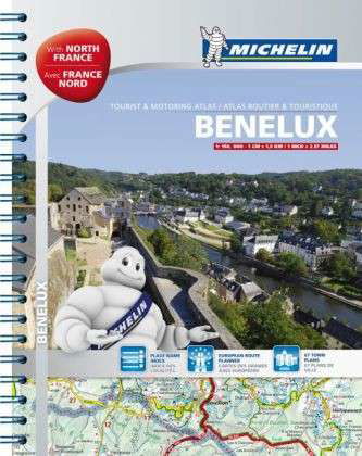 Benelux & North of France - Tourist & Motoring Atlas: Tourist & Motoring Atlas A4 spiral - Michelin - Libros - Michelin Editions des Voyages - 9782067192737 - 14 de enero de 2014