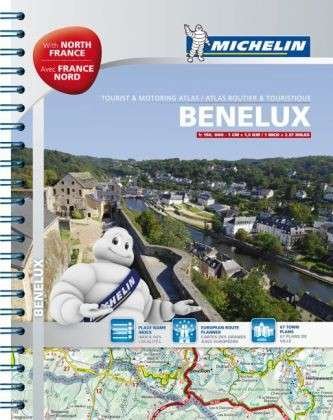 Benelux & North of France - Tourist & Motoring Atlas: Tourist & Motoring Atlas A4 spiral - Michelin - Books - Michelin Editions des Voyages - 9782067192737 - January 14, 2014