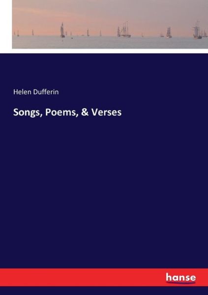 Cover for Dufferin · Songs, Poems, &amp; Verses (Book) (2017)