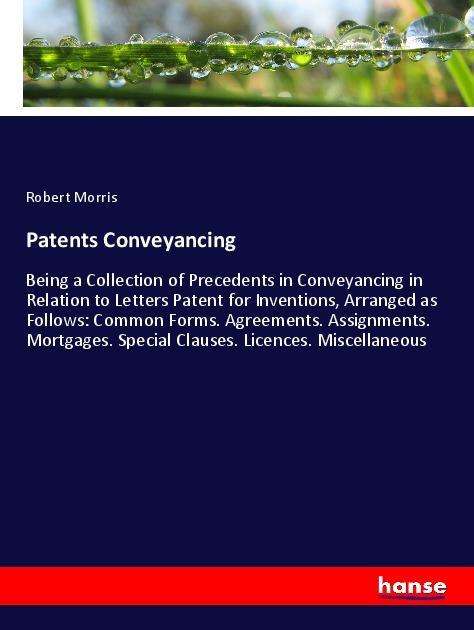 Cover for Morris · Patents Conveyancing (Bog)