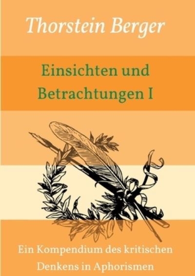 Cover for Berger · Einsichten und Betrachtungen I (N/A) (2021)